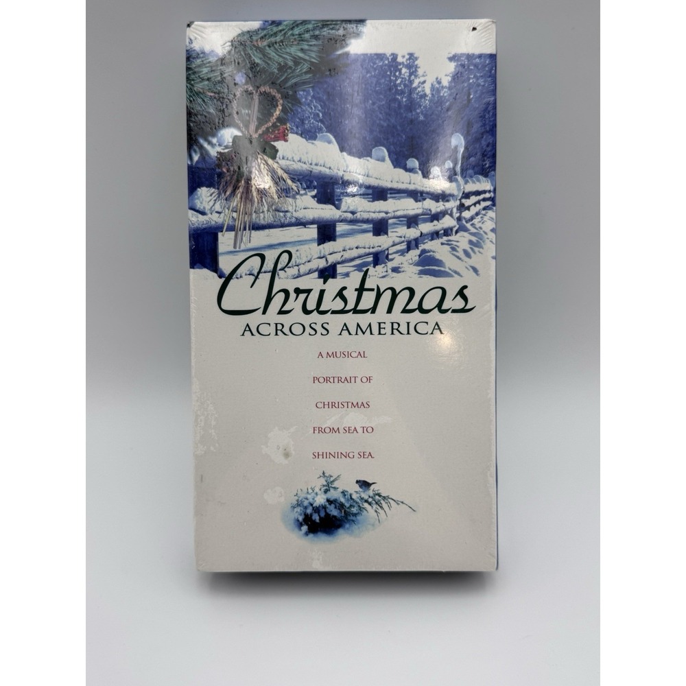 New Vintage Christmas Across America (VHS) 1998 New and Sealed Musical